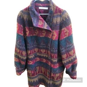 Vintage WARM pure new wool Fairbrooke heritage coat unionmade Saks